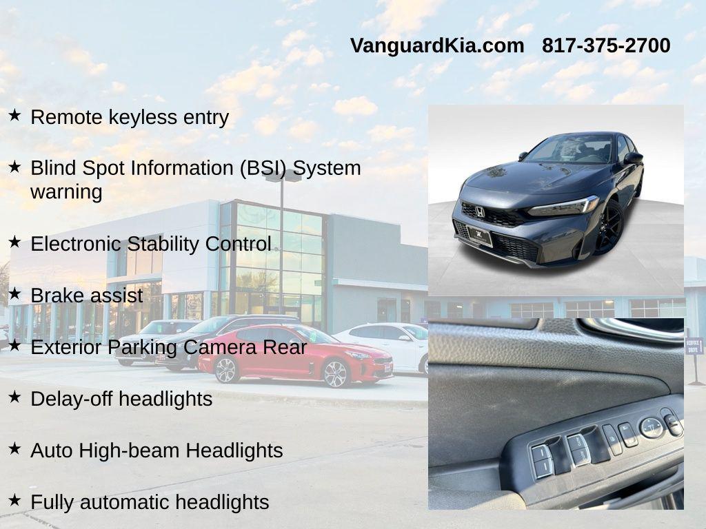 used 2025 Honda Civic car, priced at $25,638