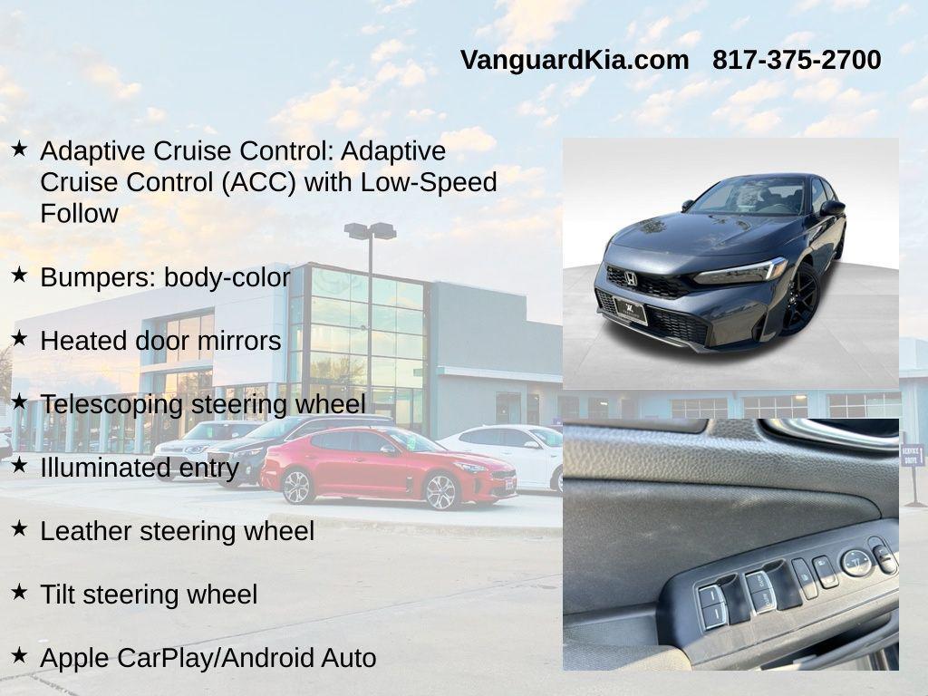 used 2025 Honda Civic car, priced at $26,444