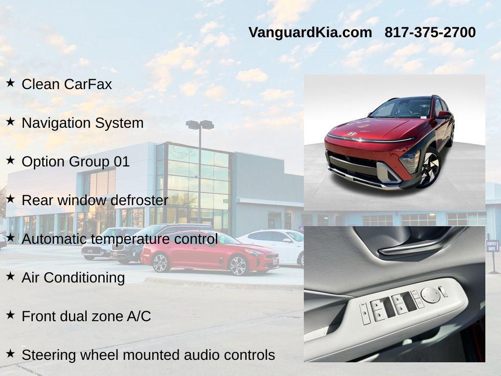 used 2024 Hyundai Kona car, priced at $22,198