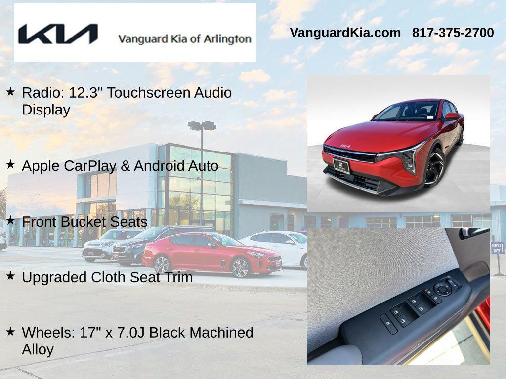 new 2025 Kia K4 car, priced at $23,938
