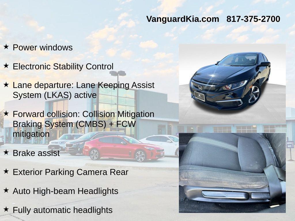 used 2019 Honda Civic car, priced at $20,691