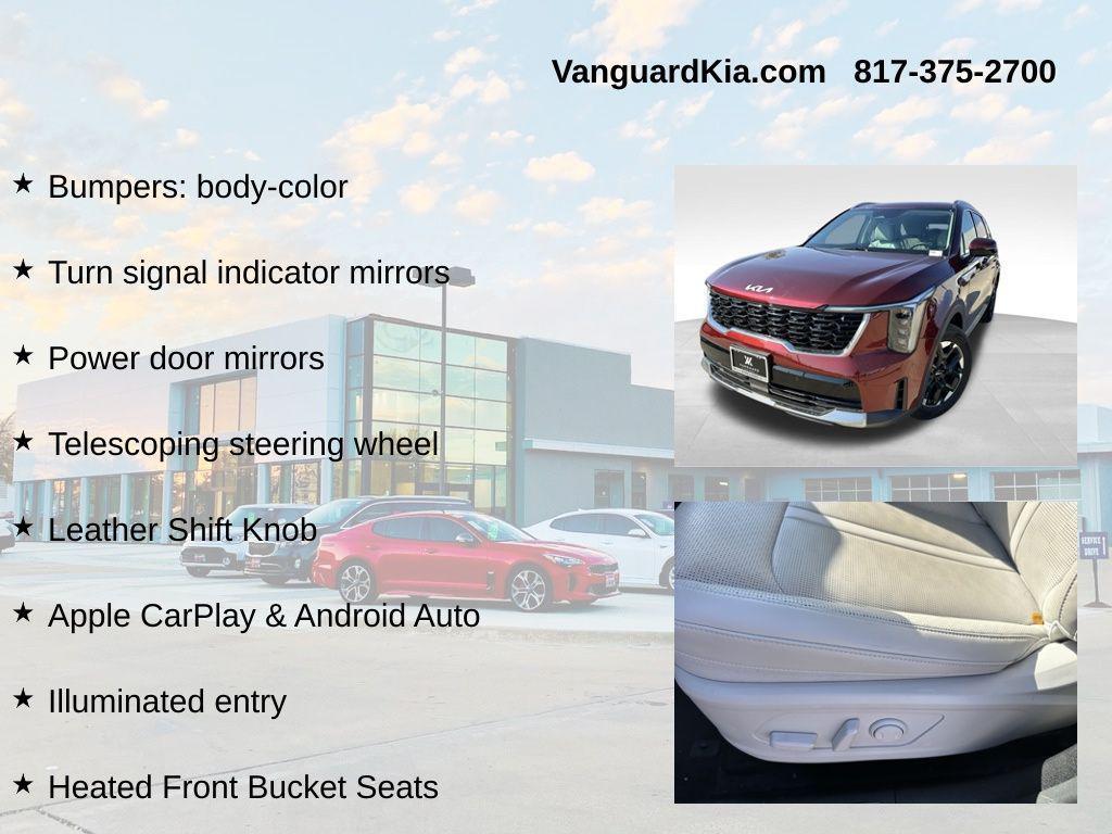 used 2024 Kia Sorento car, priced at $31,118
