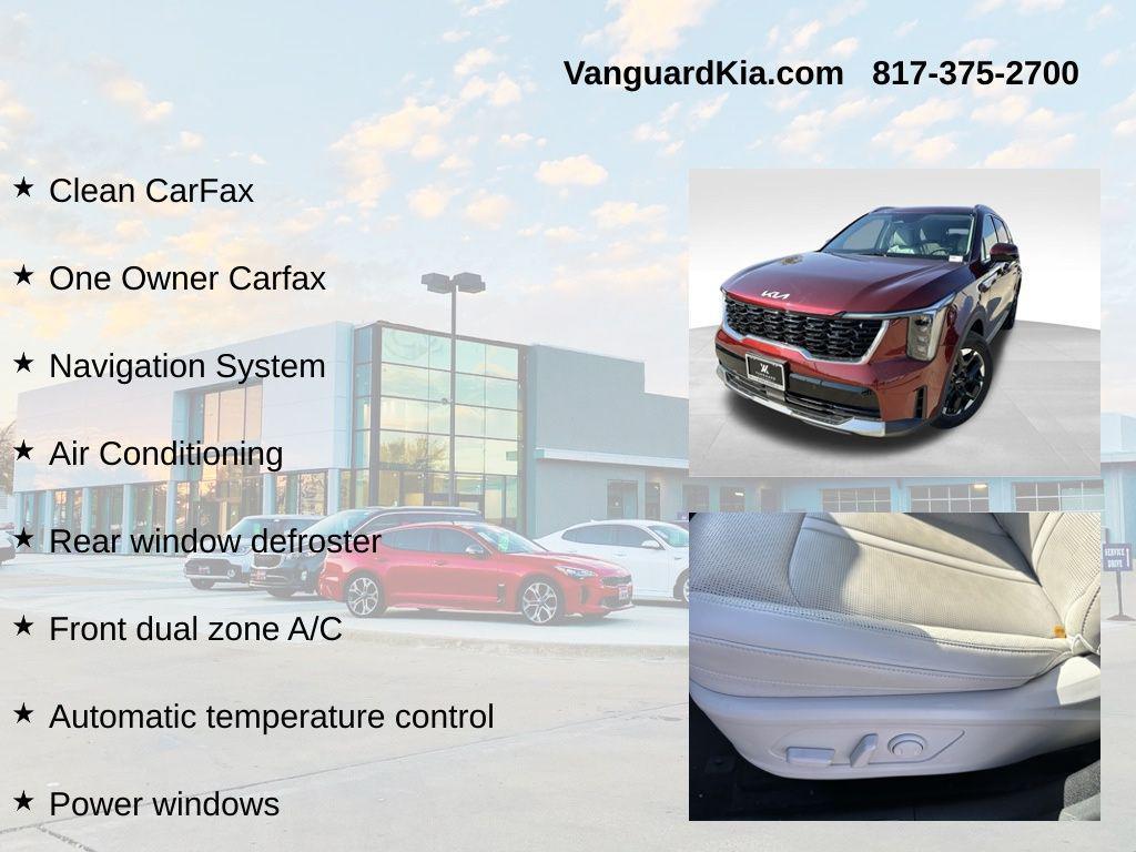 used 2024 Kia Sorento car, priced at $31,118