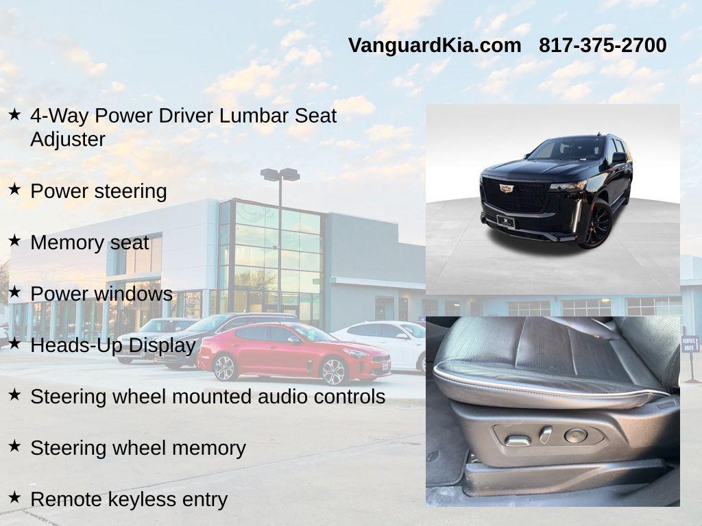 used 2023 Cadillac Escalade car, priced at $66,931