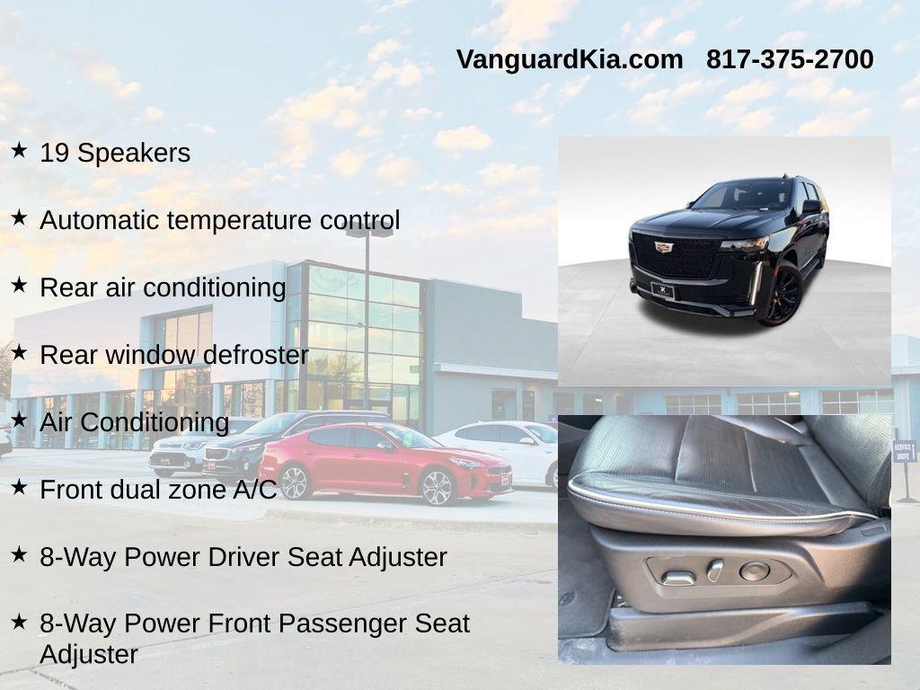 used 2023 Cadillac Escalade car, priced at $66,931