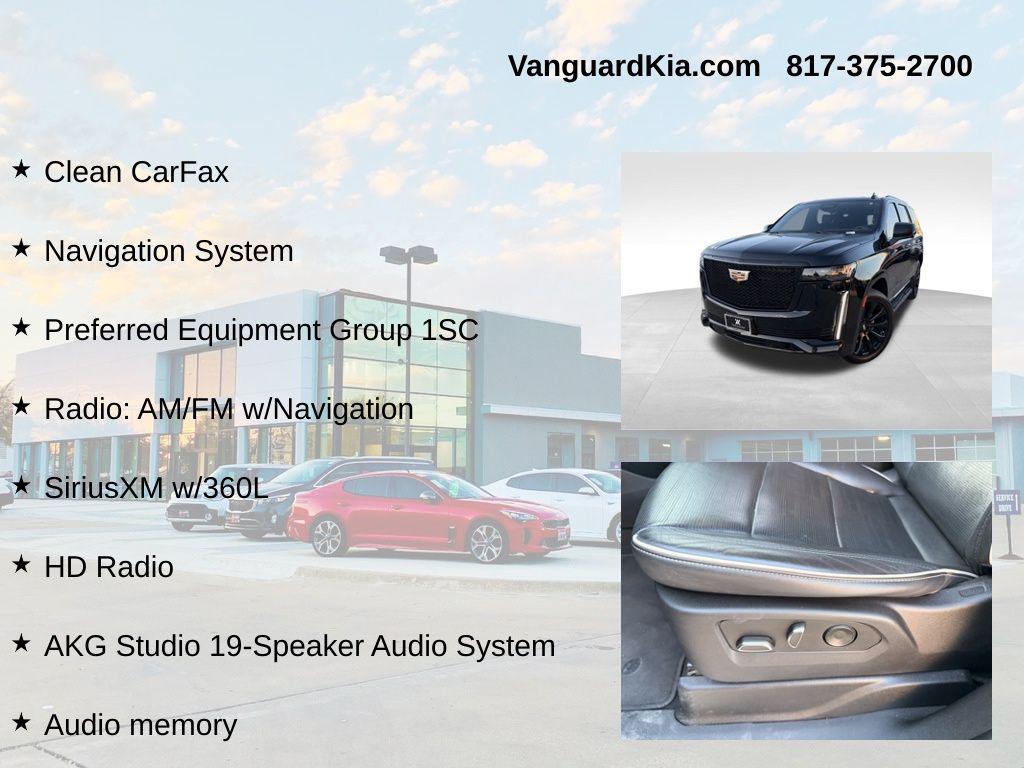 used 2023 Cadillac Escalade car, priced at $66,931