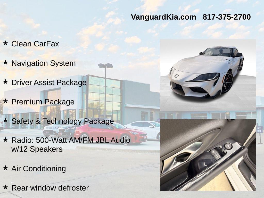 used 2021 Toyota Supra car, priced at $50,583