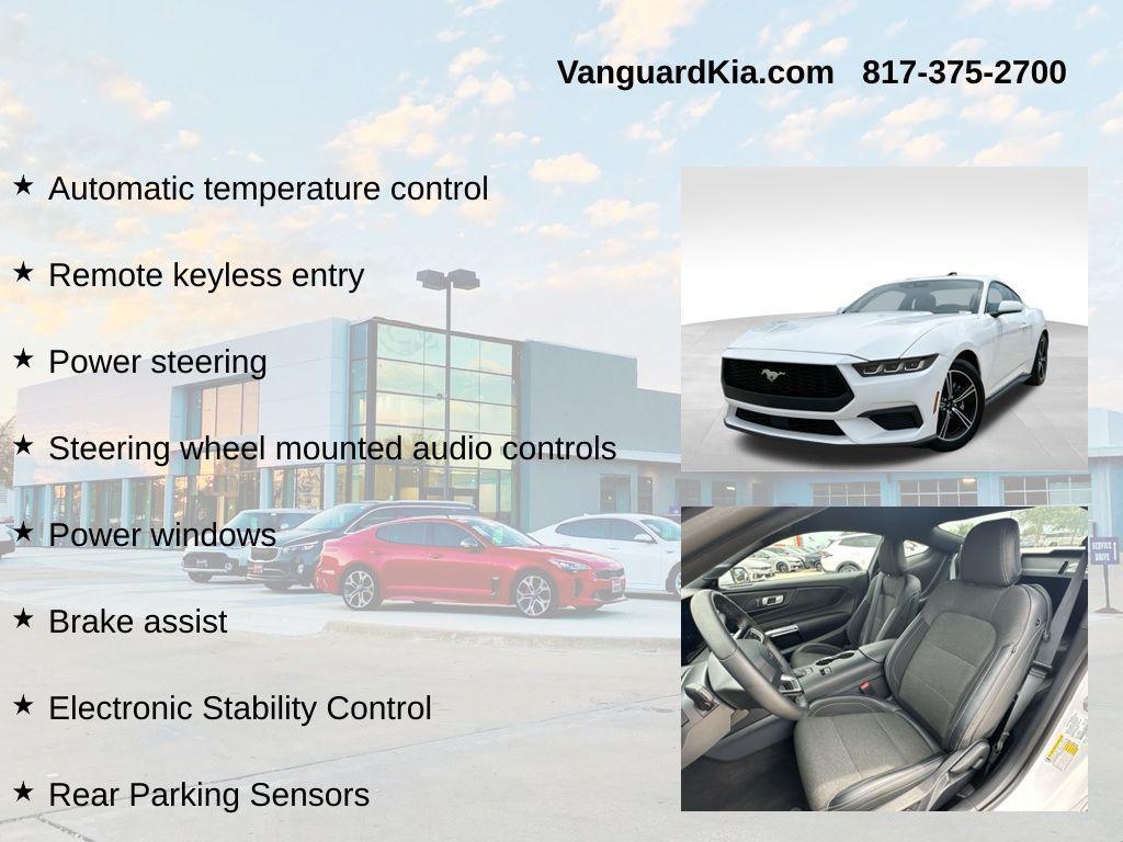 used 2024 Ford Mustang car, priced at $26,764