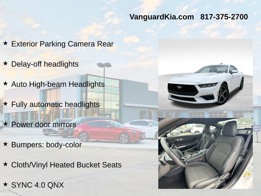 used 2024 Ford Mustang car, priced at $26,764