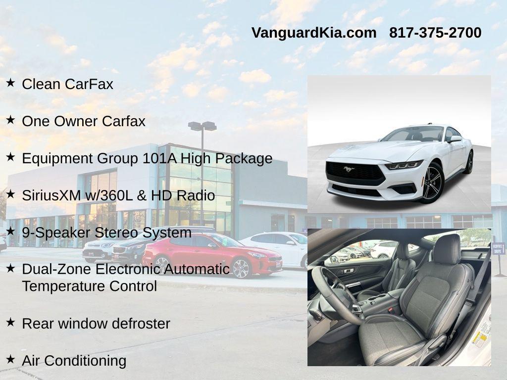 used 2024 Ford Mustang car, priced at $26,764