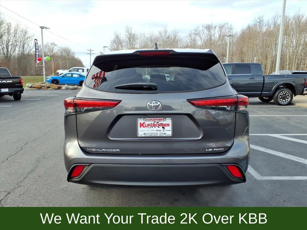 used 2022 Toyota Highlander car, priced at $29,500