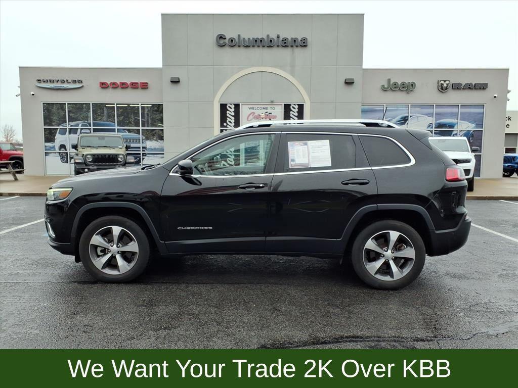 used 2021 Jeep Cherokee car, priced at $25,500