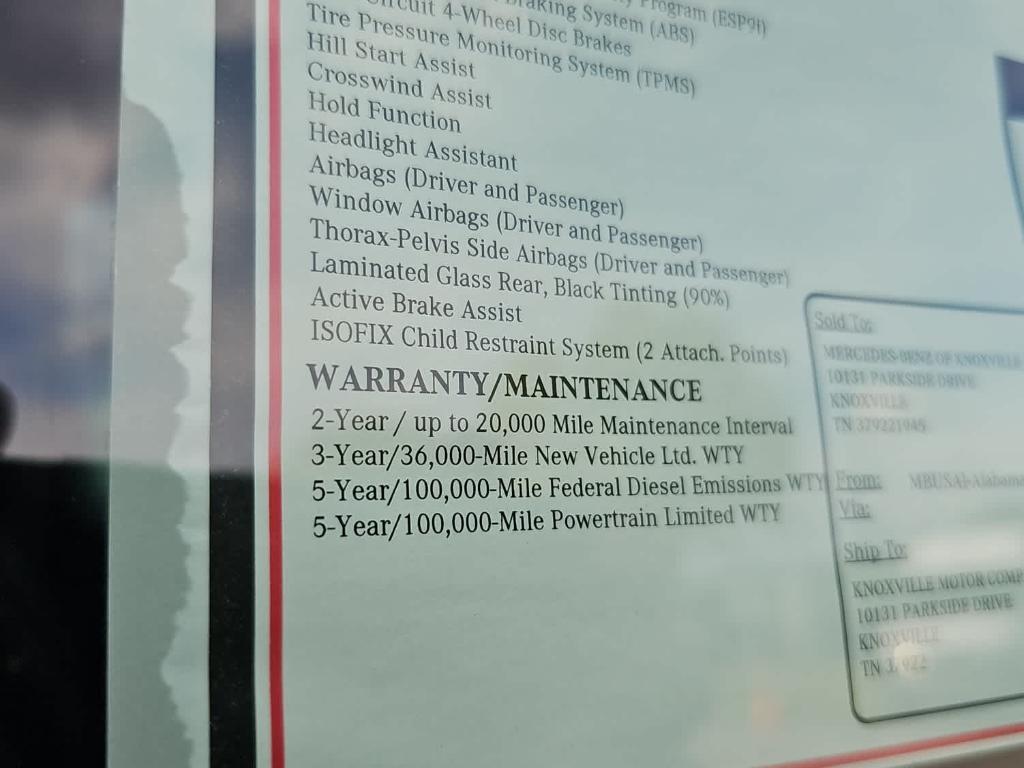 new 2026 Mercedes-Benz Sprinter 2500 car, priced at $79,686