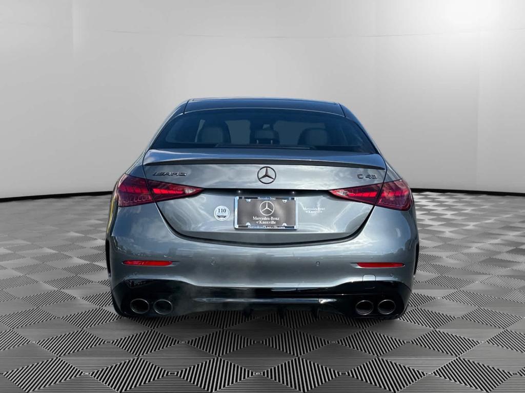 new 2025 Mercedes-Benz AMG C 43 car, priced at $70,490