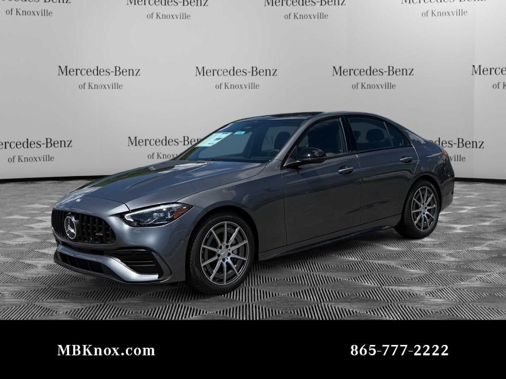 new 2025 Mercedes-Benz AMG C 43 car, priced at $70,490