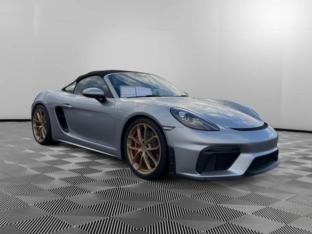 used 2022 Porsche 718 Spyder car, priced at $119,900