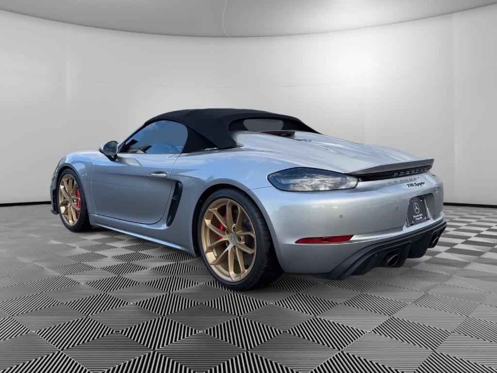 used 2022 Porsche 718 Spyder car, priced at $119,900