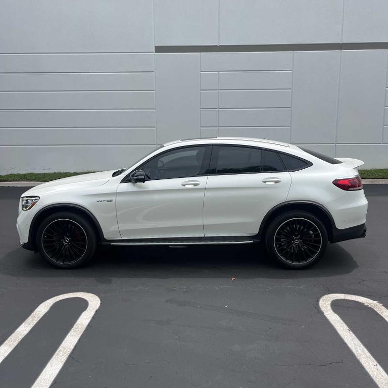 used 2021 Mercedes-Benz AMG GLC 63 car, priced at $61,995