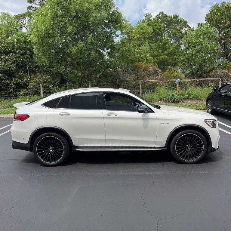 used 2021 Mercedes-Benz AMG GLC 63 car, priced at $61,995