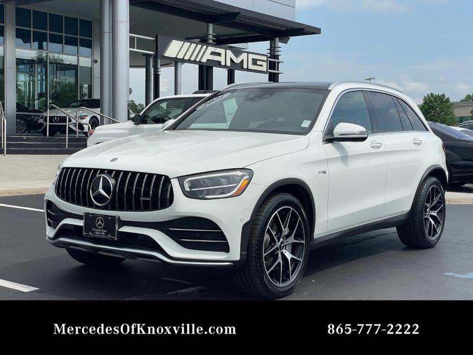 used 2021 Mercedes-Benz AMG GLC 43 car, priced at $56,900