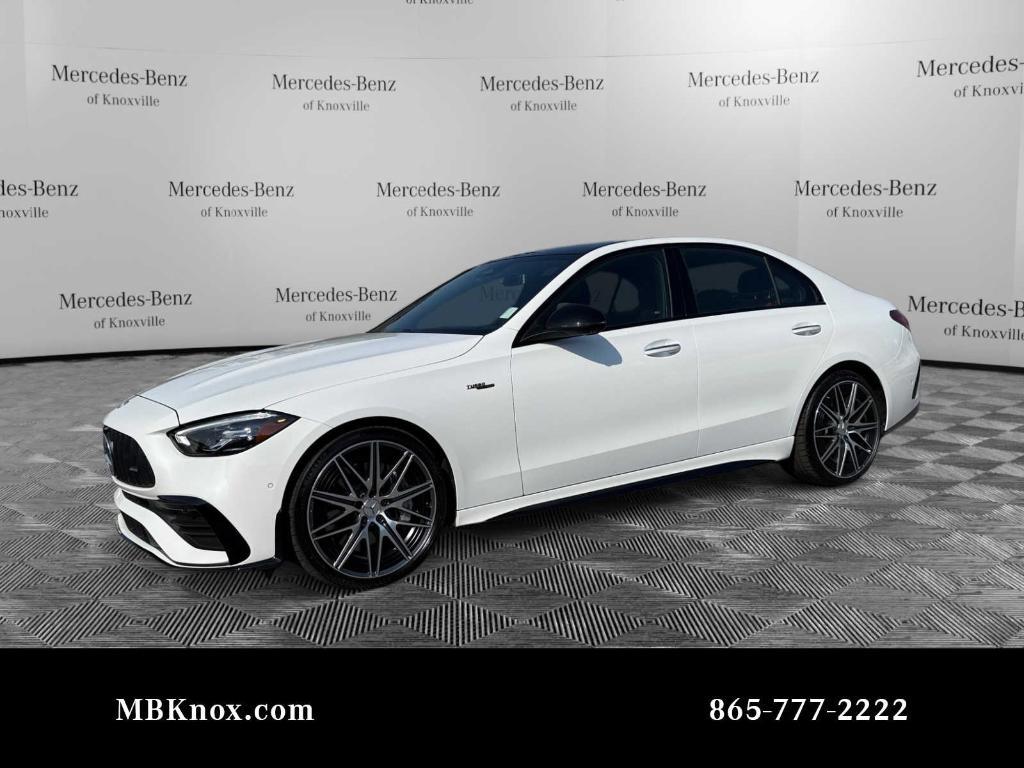used 2025 Mercedes-Benz AMG C 43 car, priced at $64,900