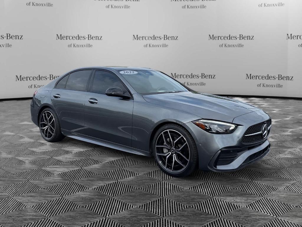 used 2022 Mercedes-Benz C-Class car, priced at $35,495