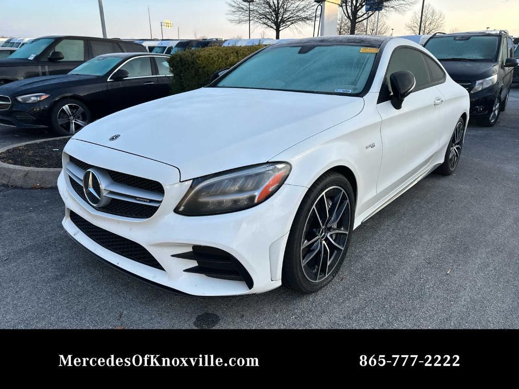 used 2021 Mercedes-Benz AMG C 43 car, priced at $44,000