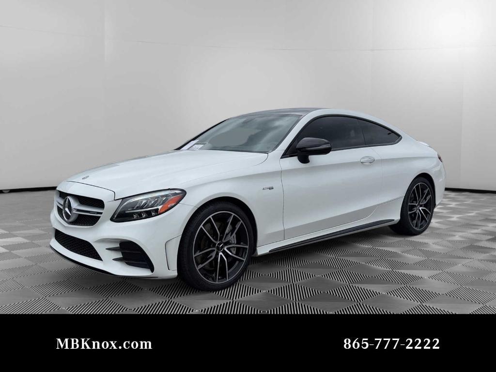 used 2021 Mercedes-Benz AMG C 43 car, priced at $42,480