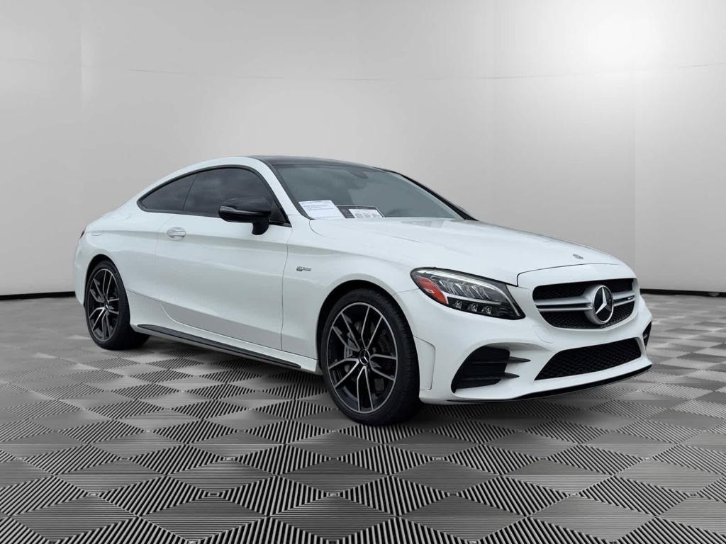 used 2021 Mercedes-Benz AMG C 43 car, priced at $42,488