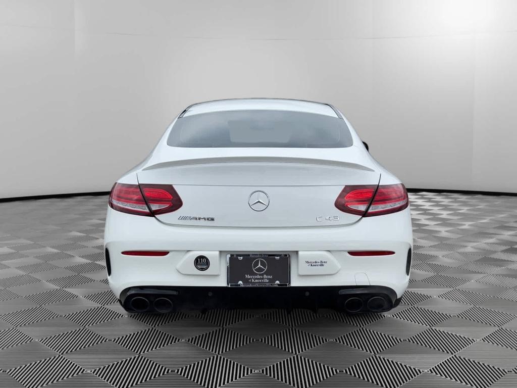 used 2021 Mercedes-Benz AMG C 43 car, priced at $42,488