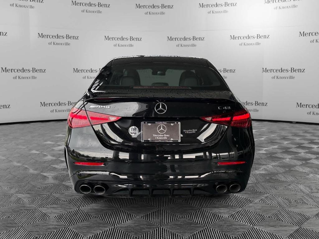 new 2025 Mercedes-Benz AMG C 43 car, priced at $71,490