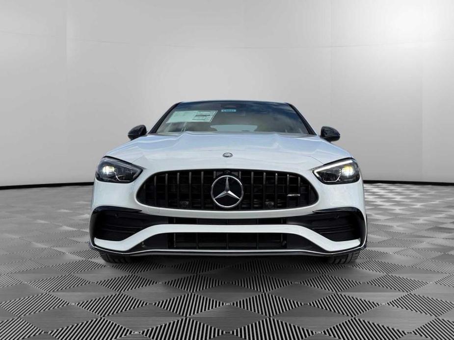 new 2025 Mercedes-Benz AMG C 43 car, priced at $73,615