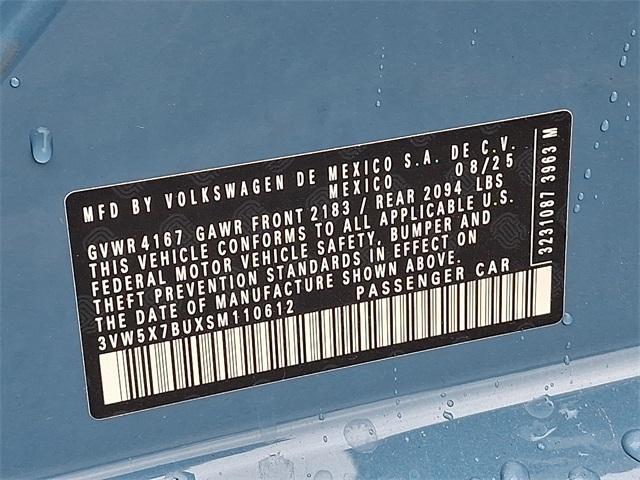 new 2025 Volkswagen Jetta car, priced at $24,488