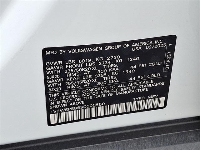 new 2025 Volkswagen ID.4 car, priced at $56,806