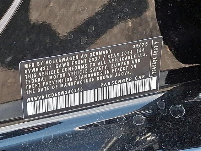 new 2025 Volkswagen Golf GTI car, priced at $43,088