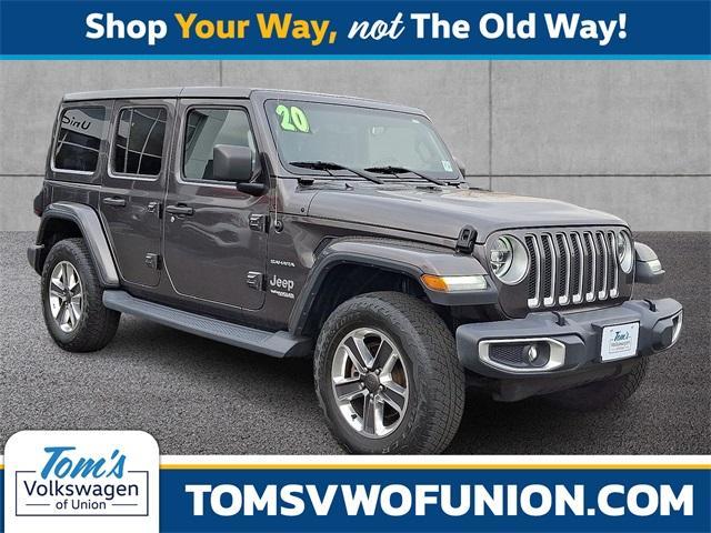 used 2020 Jeep Wrangler Unlimited car, priced at $29,477