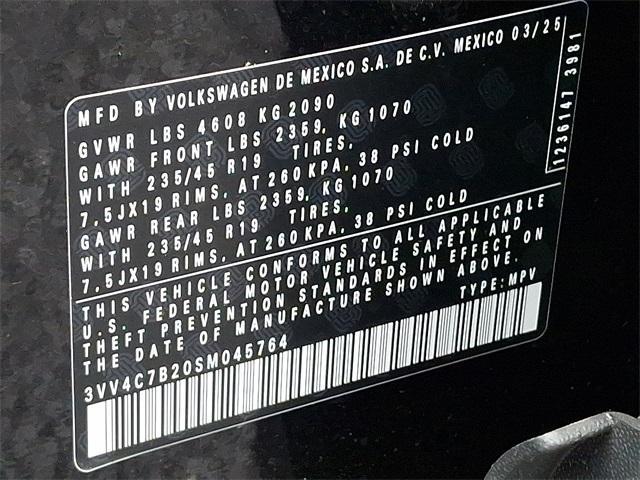 new 2025 Volkswagen Taos car, priced at $36,931