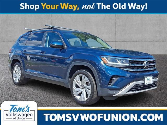 used 2021 Volkswagen Atlas car, priced at $23,477