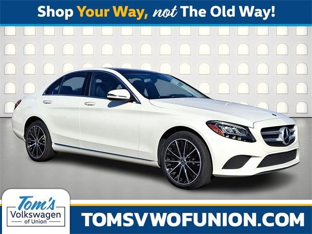 used 2021 Mercedes-Benz C-Class car, priced at $27,999