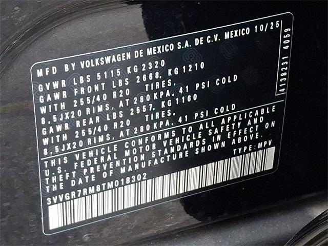 new 2026 Volkswagen Tiguan car, priced at $41,337