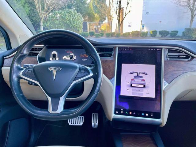 used 2017 Tesla Model X car, priced at $32,999