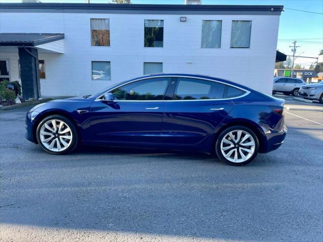 used 2018 Tesla Model 3 car, priced at $19,499