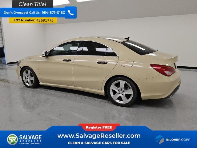 used 2017 Mercedes-Benz CLA 250 car, priced at $7,200