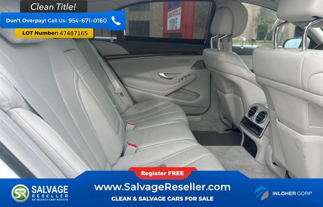 used 2017 Mercedes-Benz S-Class car, priced at $26,000