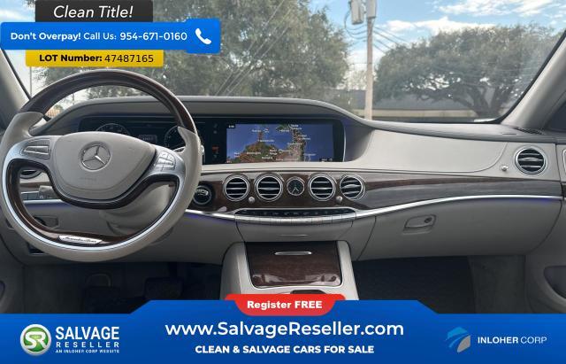 used 2017 Mercedes-Benz S-Class car, priced at $26,000