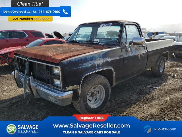 used 1982 Chevrolet C10/K10 car, priced at $1,450