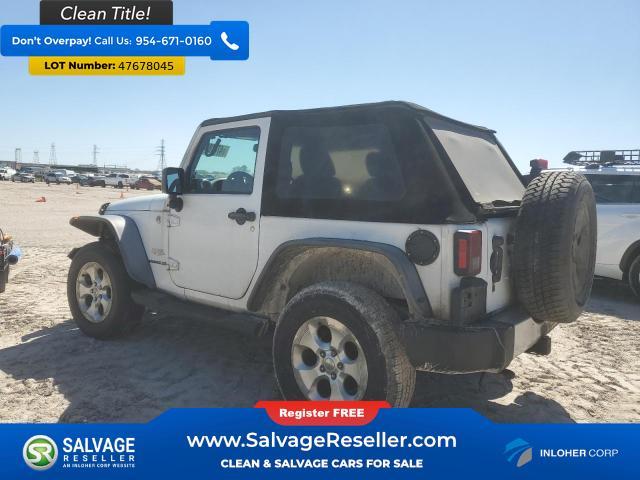 used 2014 Jeep Wrangler car, priced at $7,500