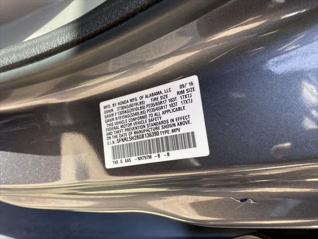 used 2016 Honda Odyssey car, priced at $10,475