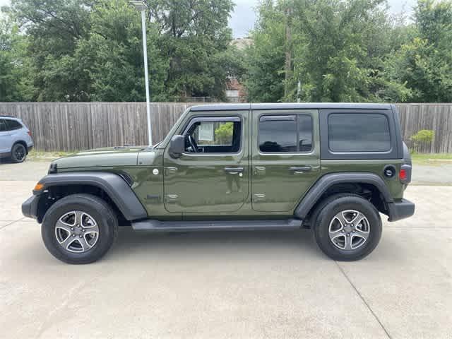 used 2021 Jeep Wrangler Unlimited car, priced at $33,491