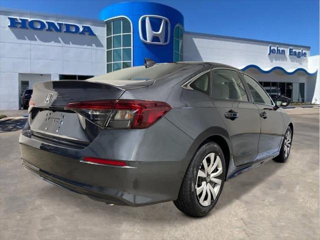 new 2025 Honda Civic car, priced at $25,400
